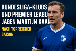 Kaars im 1. FC Magdeburg Trikot, Transfer-Schlagzeile