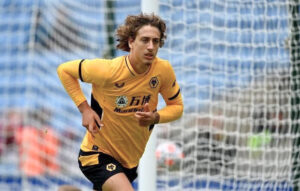 Fábio Silva Dortmund transfer – Portuguese forward in Wolves kit during Premier League match