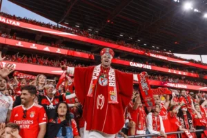 Benfica Fans during a match. Free